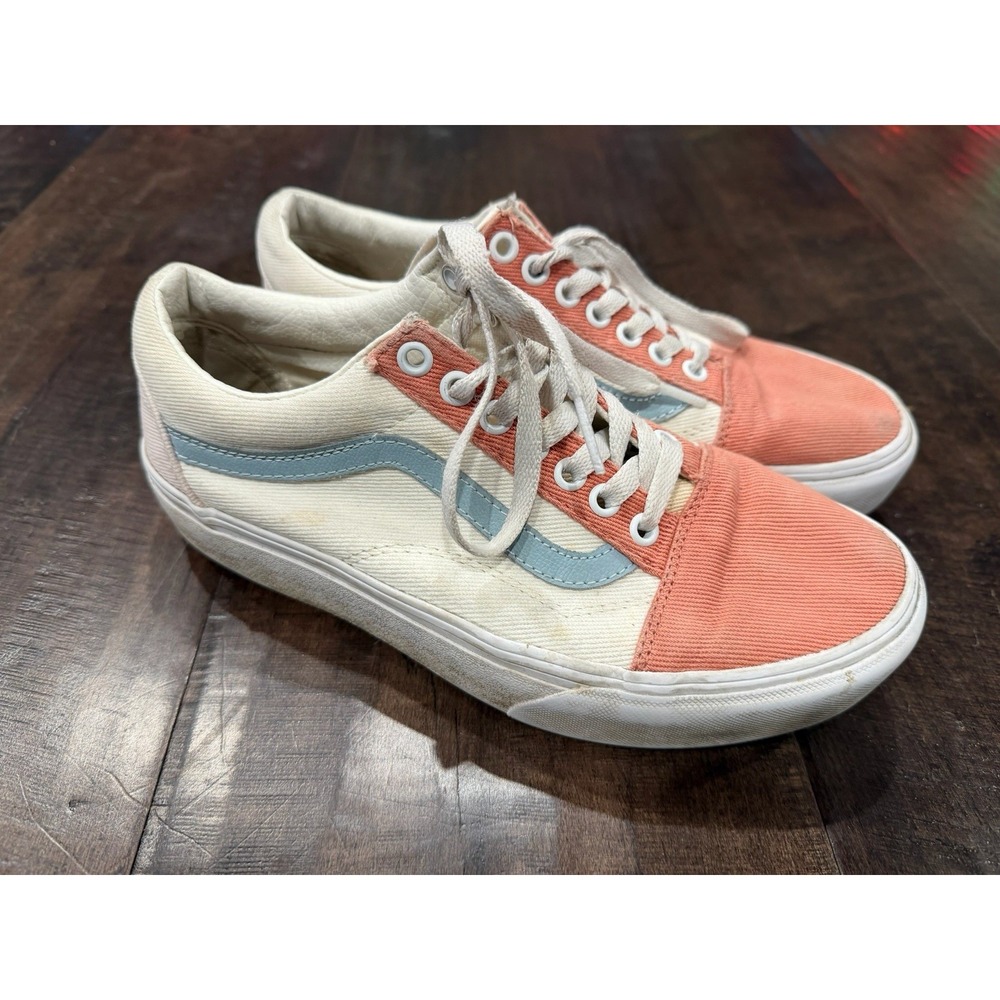 Vans All Star Chuck‎ Taylor Tri Color Skate Low Top Lace Up Sneaker Size 8